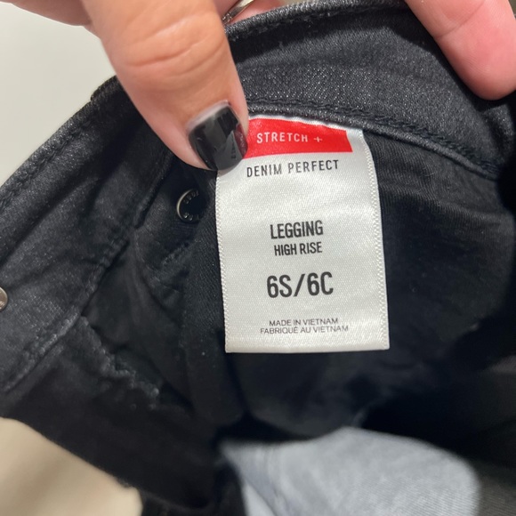 Express Jean legging high rise raw hem - Picture 3 of 3